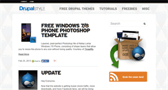 Desktop Screenshot of drupalstyle.com