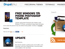 Tablet Screenshot of drupalstyle.com